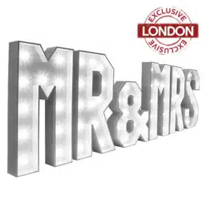 4ft light up mr & mrs