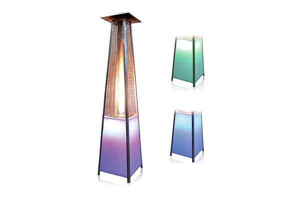 LED pyramid patio heater hire