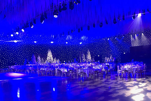 Furniture hire for arena Christmas party nights