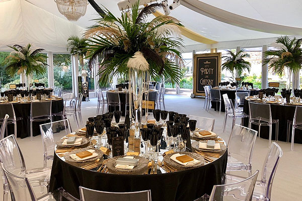 Event Hire on location at Great Gatsby event