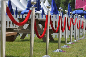 Accessorise your event with pole and rope hire