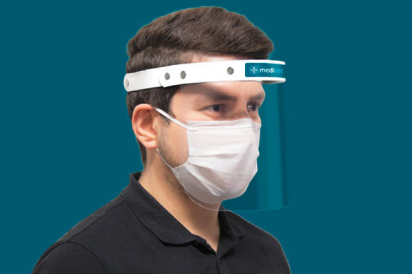 Mediroc face shields for workplaces