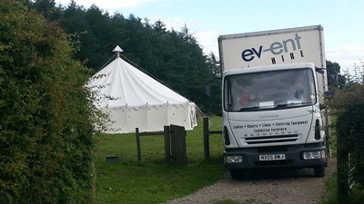 Catering equipment hire for weddings