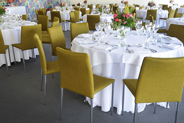 Coloured Rio chairs look stunning on location
