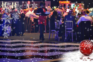 Dancefloor hire for Christmas events