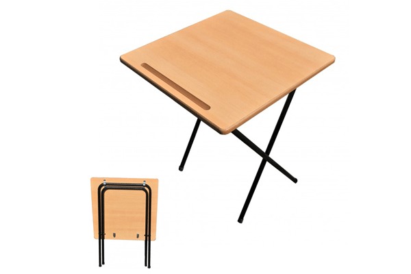 Folding exam table