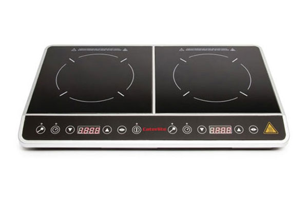 Electric double induction hob hire