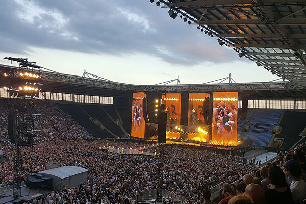 Event Hire UK at Rolling Stones concert