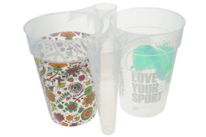 Reusable plastic festival cups & stadium cups for hire