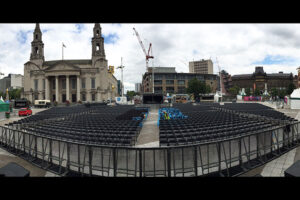 Outdoor chair hire for concerts