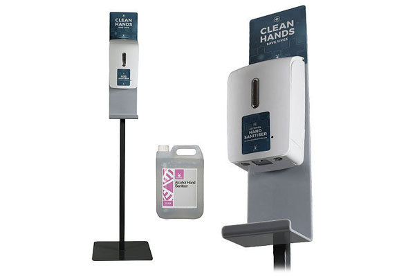 Hand sanitiser dispensers popular for lockdown period & beyond into the new normal