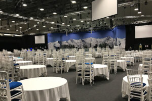 Furniture hire for Christmas venues