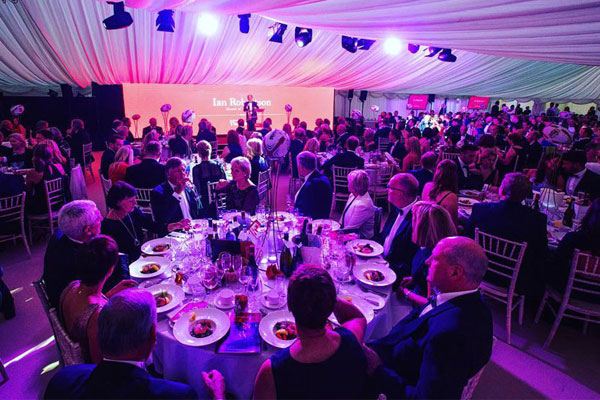 Chiavari chairs are ideal for gala dinners