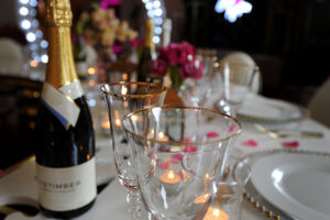Glassware ranges for luxury table settings