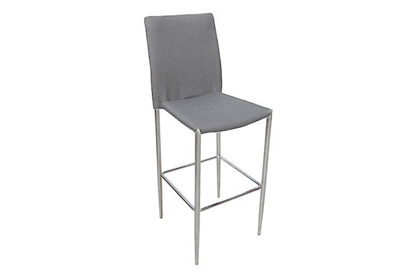 Grey fabric Rio stools for hire