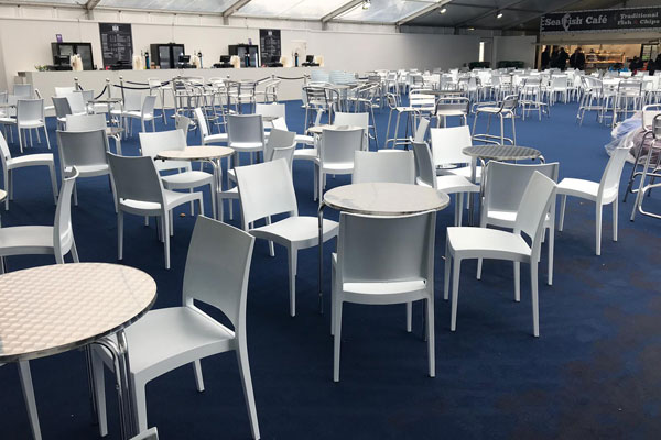 Hire cafe furniture for large events