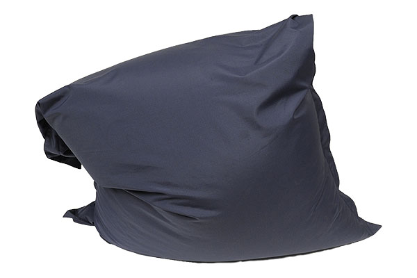 Large navy blue beanbags