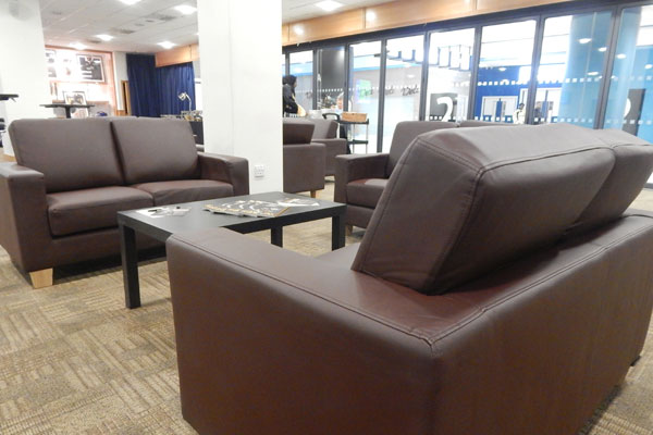Leather furniture hire for events