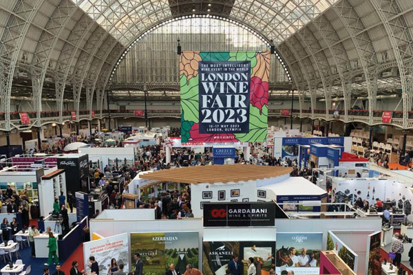Event Hire UK supplies London International Wine Fair 2023