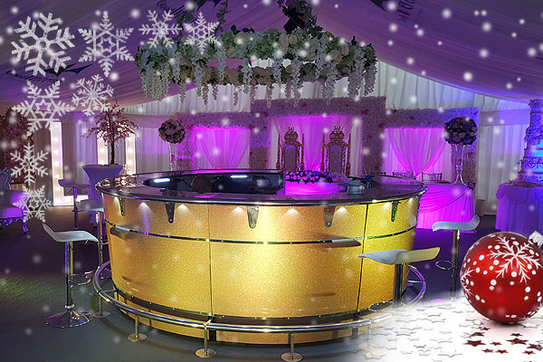 Mobile bar hire for Christmas & New Year parties