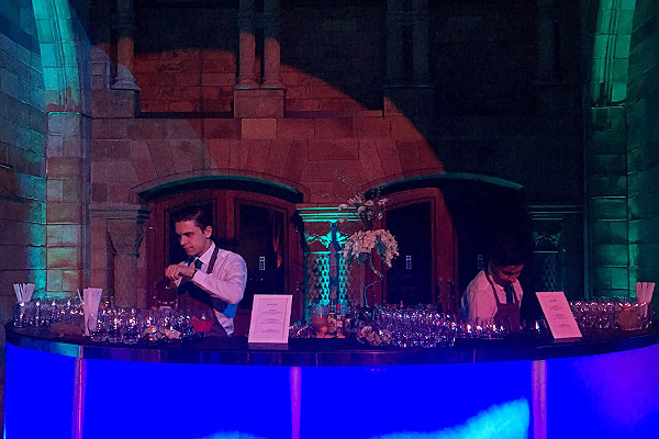 Event Hire temporary LED bar hire at Natural History Museum