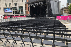 Outdoor event seating hire