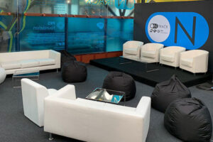Blackout drapes & partition screens for sectioning off areas at events