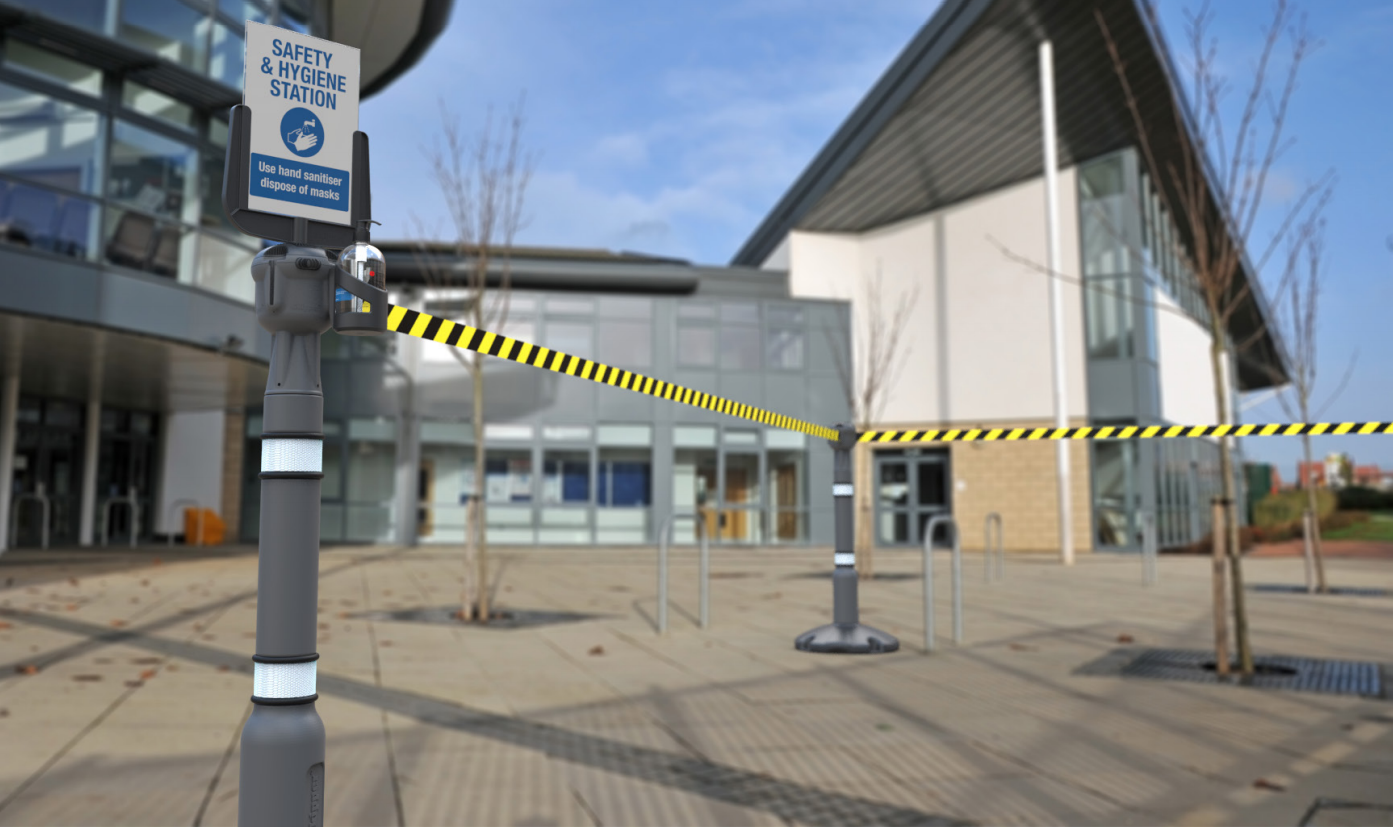 Safety barrier hire for school re-opening