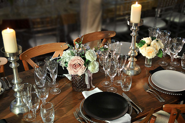 The complete range of luxury table settings