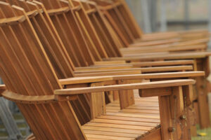 Style your garden bar area with hardwood folding armchairs