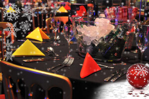Table hire for Christmas events