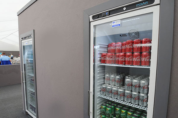 Tall fridges for professional events