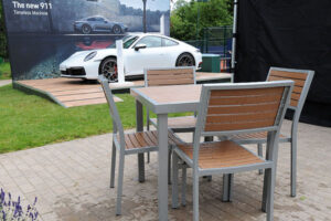 Teak Nova outdoor furniture looks great for corporate areas