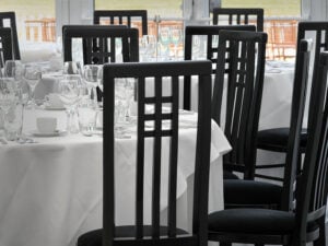 table and chair hire London