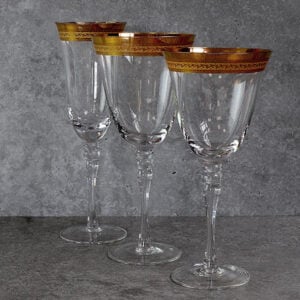 Patterned Gold Rim Range