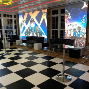 Black and White Dance Floor Hire