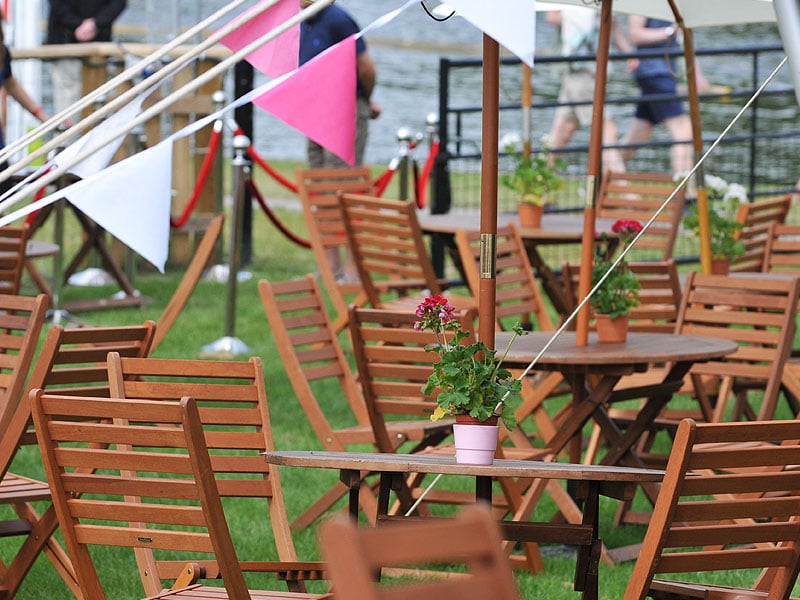 outdoor furniture hire for summer community events