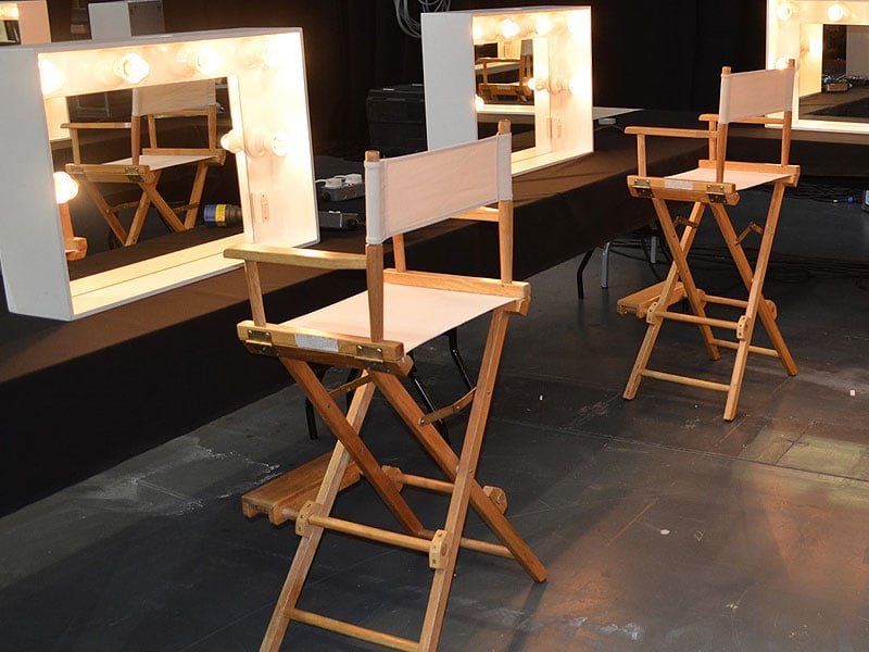 backstage fashion show furniture hire