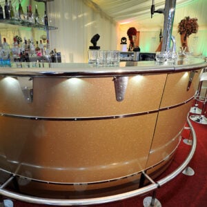 Gold Fronted Bar Hire