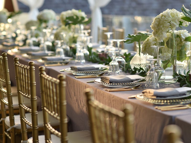 Our top 10 tableware and catering equipment hire items for weddings in Newcastle