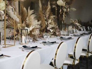 How much should you budget for chair and table hire at your wedding this year