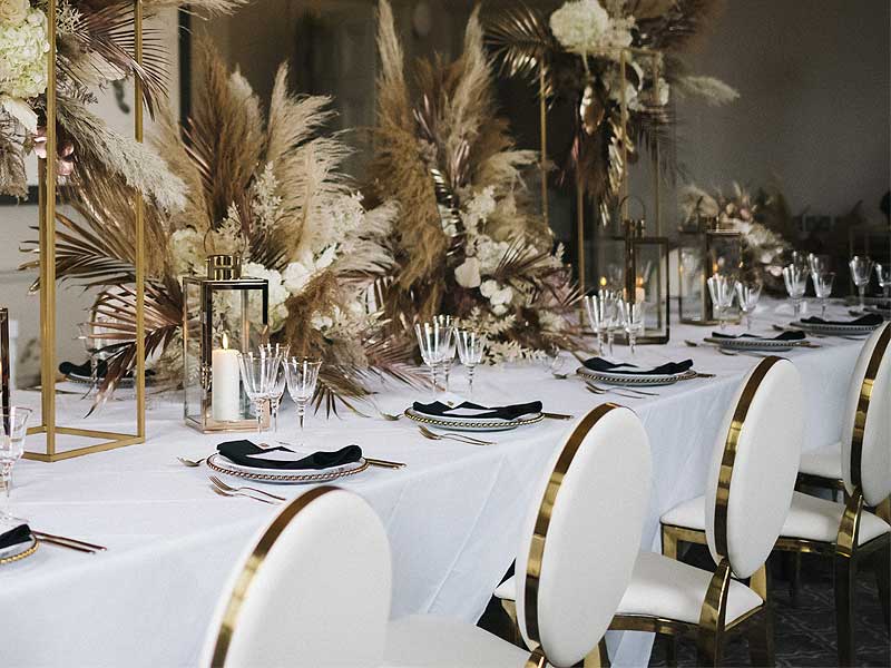 How much should you budget for chair and table hire at your wedding this year