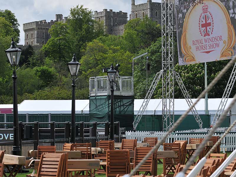 Equestrian elegance: Hospitality area furniture at the Royal Windsor Horse Show