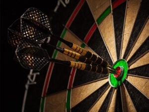 Hit the bullseye with chair and table hire for darts events