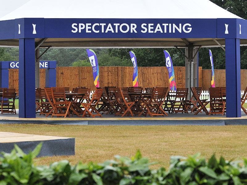 Chair hire for spectators and hospitality at athletics tracks 2 Chair hire for spectators and hospitality at athletics tracks