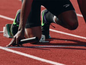 Chair hire for spectators and hospitality at athletics tracks