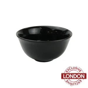 Gloss Black Rice Bowl