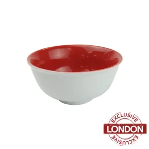 White & Red Rice Bowl