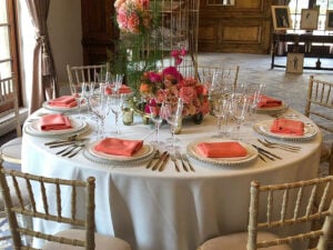 Historic elegance: Furniture rentals for stately home events
