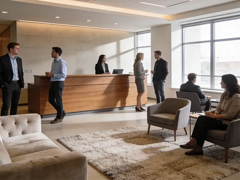 What should I look for when choosing office reception furniture for my business?